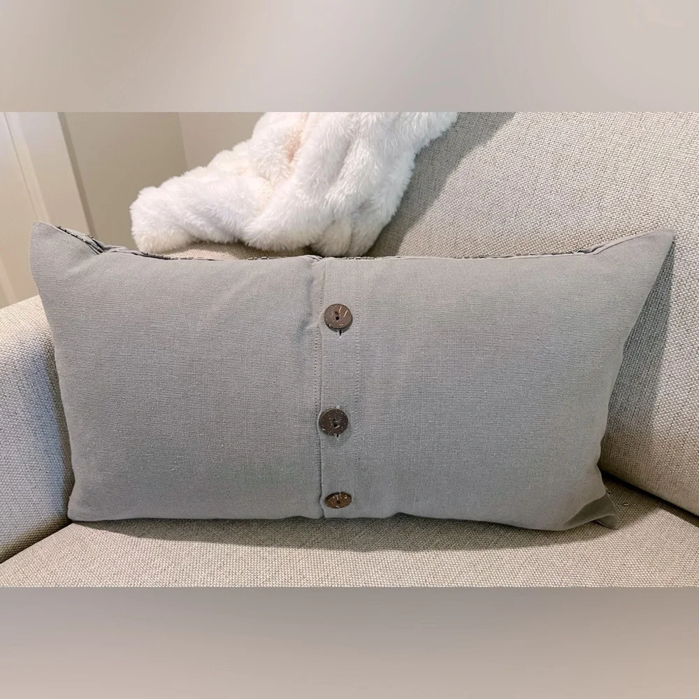 West Elm Accent pillow with sequins